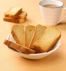 Healthy and crunchy breakfast 