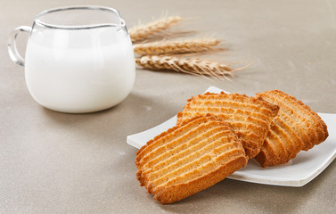 Healthy and crunchy breakfast 