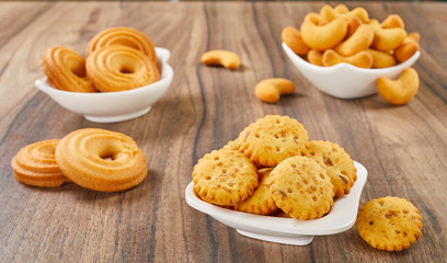 Healthy and crunchy breakfast 