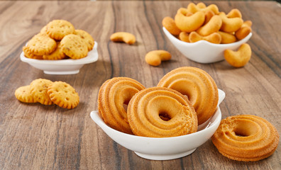 Healthy and crunchy breakfast 