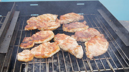 Barbecue on the weekend.