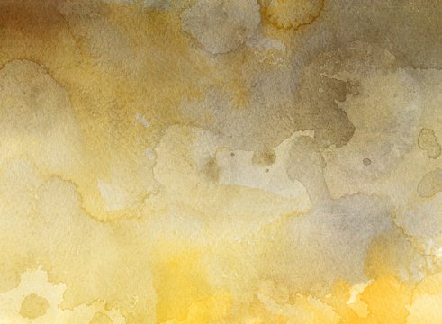 Gold Watercolor Background