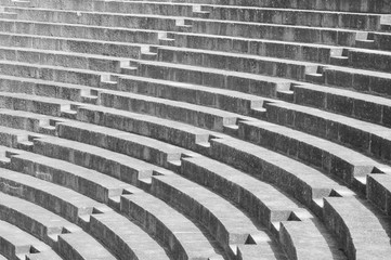 Gradini dell'anfiteatro romano di Organge, Provenza, Francia