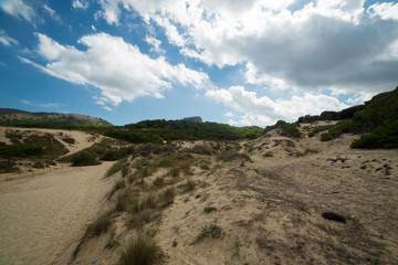 Mallorca landscape at the day