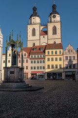 Fototapeta na wymiar Marktplatz Wittenberg