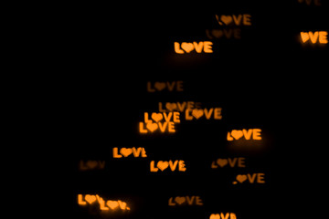 Fototapeta premium heart bokeh