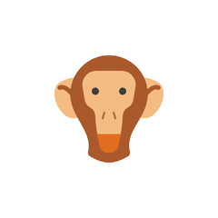 monkey, animal, nature icon. Element of color African safari icon. Premium quality graphic design icon. Signs and symbols collection icon for websites, web design