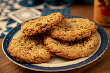 cookies on a plate