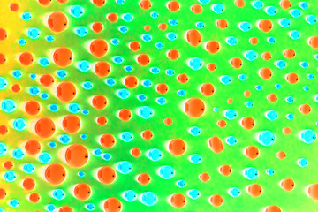 Abstrakte Tropfen Negativ Grün