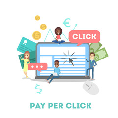 PPC pay per click advertising in the internet