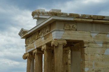 Ruins of the Acropolis in Athens