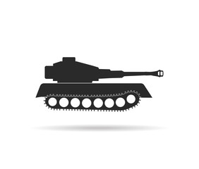 panzer vector icon. Tank icon in trendy flat style isolated on background. Tank icon page symbol...