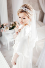 Naklejka premium Morning of bride