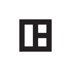 Square with Number 08 logo design