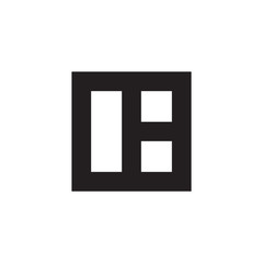 Square with Number 08 logo design