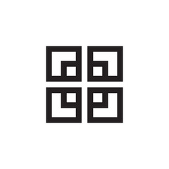 Four Square  logo design