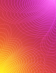 Abstract shining waves dynamic background