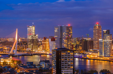 Fototapeta na wymiar Rotterdam cityscape - Netherlands