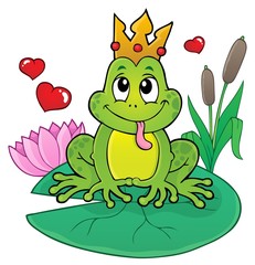 Frog with crown theme image 2