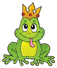 Frog with crown theme image 1