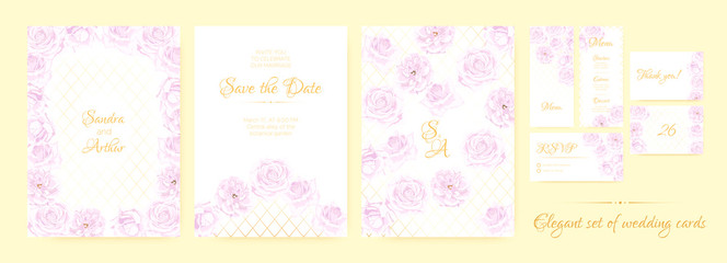 Wedding Invitation Floral Collection.