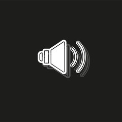 Simple Volume Vector Icon