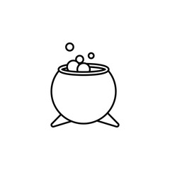pot, magic icon. Element of magic for mobile concept and web apps icon. Thin line icon for website design and development