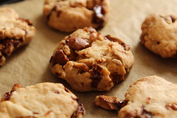 手作りキャラメルナッツクッキー