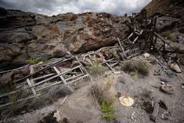 desert of tabernas western film scenery