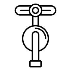 Water filtration icon. Outline water filtration vector icon for web design isolated on white background