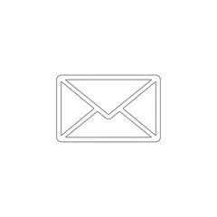 Mail. flat vector icon
