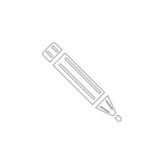 Pencil. flat vector icon