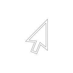 Arrow. flat vector icon