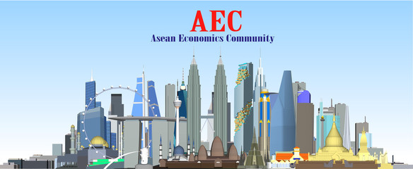 Vector city in ASEAN