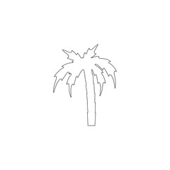 Palm. flat vector icon