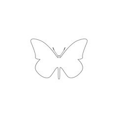 Butterfly. flat vector icon