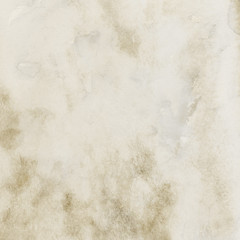 Gold luxury ink and watercolor textures on white paper background. Paint leaks and ombre effects. Hand painted vintage texture.