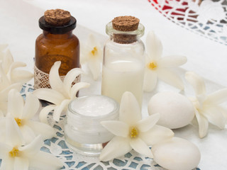 beauty product, fresh as spring flower concept