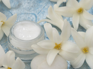 Fototapeta na wymiar beauty product, fresh as spring flower concept
