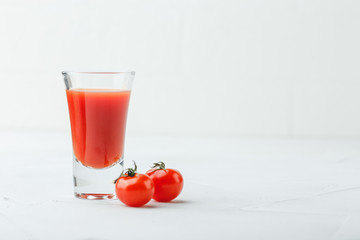 Bloody Mary Cocktail in glasses