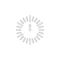 Time. flat vector icon