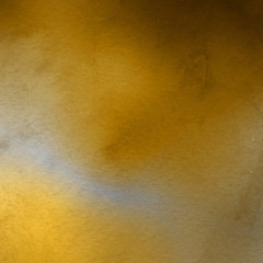Fototapeta premium Gold luxury ink and watercolor textures on white paper background. Paint leaks and ombre effects. Hand painted vintage texture.