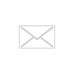 Mail. flat vector icon