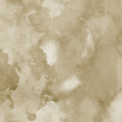 Gold luxury ink and watercolor textures on white paper background. Paint leaks and ombre effects. Hand painted vintage texture.