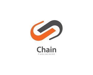 Chain logo vector template