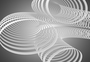 Obraz premium abstract swirl background. 3d illustration