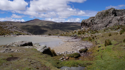 Fototapeta na wymiar Andes Canta. Huamantanga district. Mountains