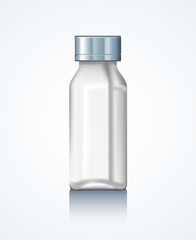 Flask ampoule medical. Vector drawing