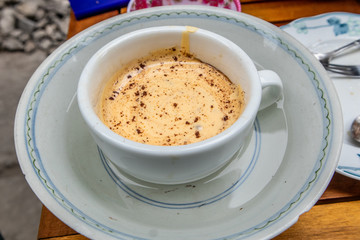 Traditional Vietnamese egg coffee