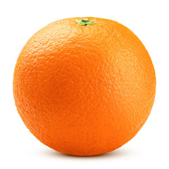 orange isolated on white background, clipping path, full depth of field